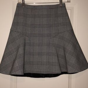 JCrew gingham skirt